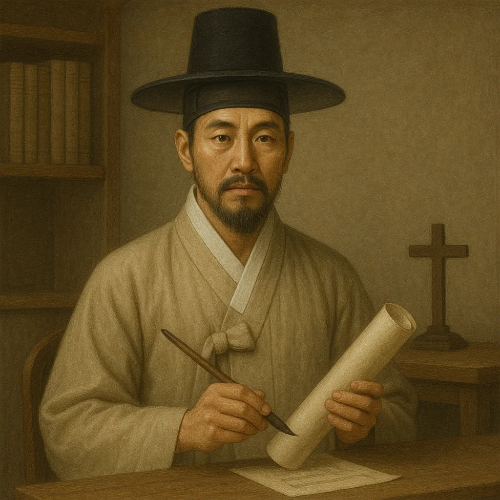 성 정하상 바오로 초상화