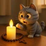 신부님, 다이소표 전자 촛불도 축복해 주시나요?